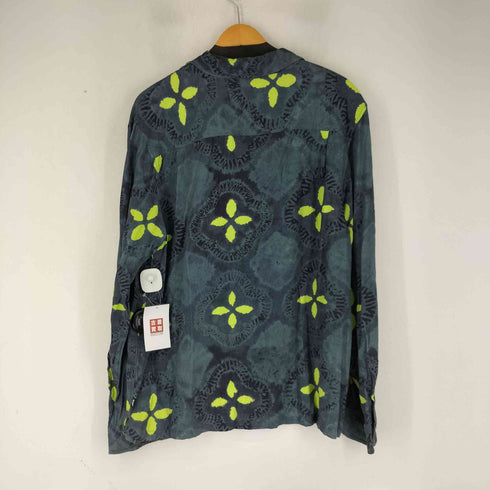 ステューシー Stussy 総柄 L/S レーヨン開襟シャツ メンズ import:M