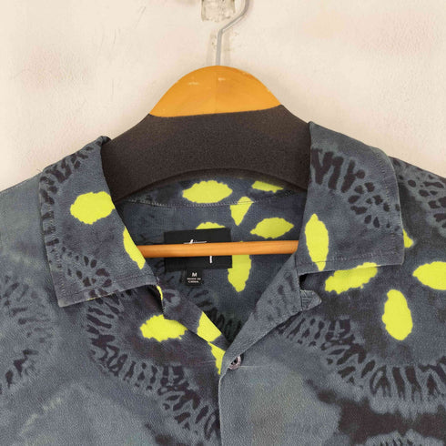 ステューシー Stussy 総柄 L/S レーヨン開襟シャツ メンズ import:M