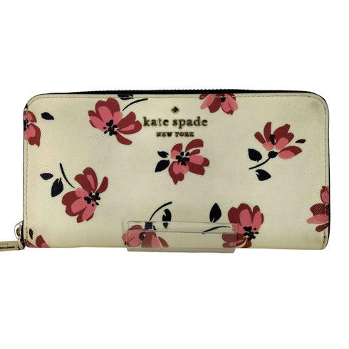 ケイトスペードニューヨーク kate spade NEW YORK 花柄 ラウンドファスナー 長財布 レディース