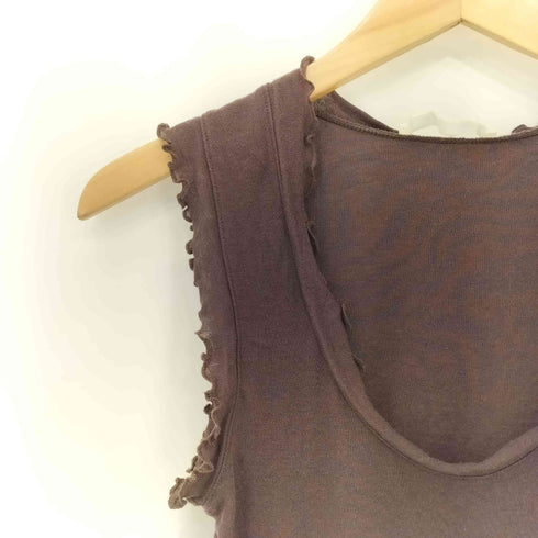 seamless basic シームレスベーシックFlounce タンクトップ レディース