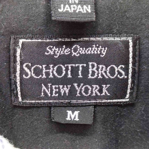 ショットブロス SCHOTT BROS. 日本製 ペイズリー柄 ボタンダウン シャツ メンズ import:M