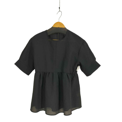 ユナイテッドアローズグリーンレーベルリラクシング UNITED ARROWS green label relaxing ドライサッカー ペプラム プルオーバー カットソー レディース