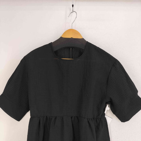 ユナイテッドアローズグリーンレーベルリラクシング UNITED ARROWS green label relaxing ドライサッカー ペプラム プルオーバー カットソー レディース