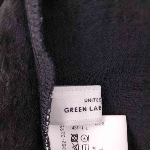 ユナイテッドアローズグリーンレーベルリラクシング UNITED ARROWS green label relaxing ドライサッカー ペプラム プルオーバー カットソー レディース