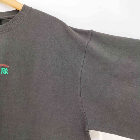 MEQRI アニメ 両面プリント クルーネック 半袖 Tシャツ メンズ JPN:XL