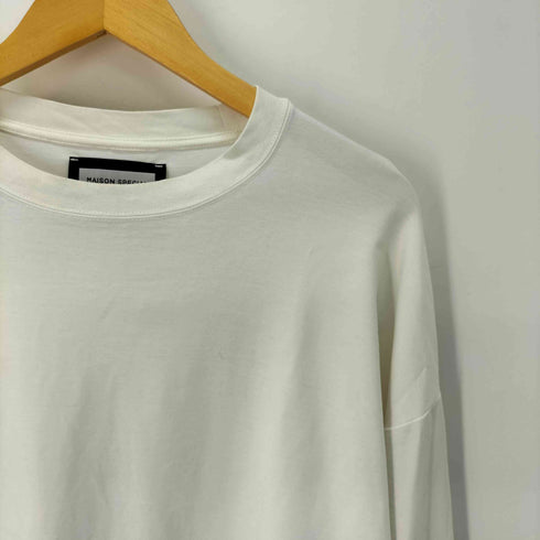 メゾンスペシャル MAISON SPECIAL Prime-Over Smashing Light Punch Crew Neck Long Sleeve T-Shirt メンズ JPN:2