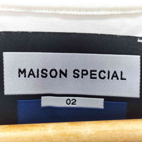 メゾンスペシャル MAISON SPECIAL Prime-Over Smashing Light Punch Crew Neck Long Sleeve T-Shirt メンズ JPN:2