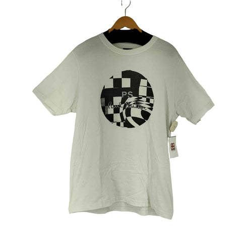 ピーエスポールスミス PS Paul Smith チェッカーフラッグ プリント Tシャツ メンズ import:XL