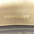 イヴサンローラン Yves Saint Laurent ステッチ ロゴ型押し レザー クラッチバッグ レディース