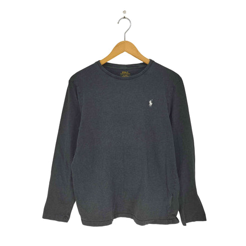 ポロラルフローレン POLO RALPH LAUREN CUSTOM SLIM FIT ポニー刺繍L/Sカットソー レディース M