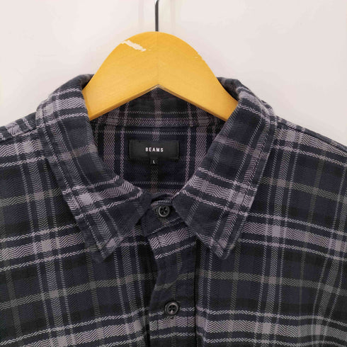 ビームス BEAMS 25SS ショート チェック シャツ メンズ JPN:L