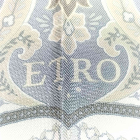 エトロ ETRO シルク100 花 総柄 大判 スカーフ レディース