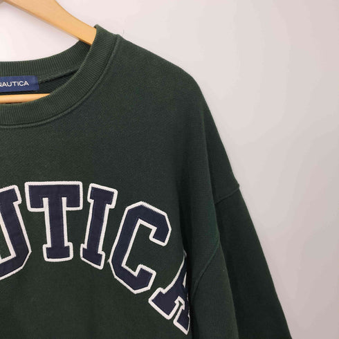 ノーティカ NAUTICA Arch Logo Crewneck Sweatshirt アーチロゴ クルーネック スウェットシャツ メンズ import:XL