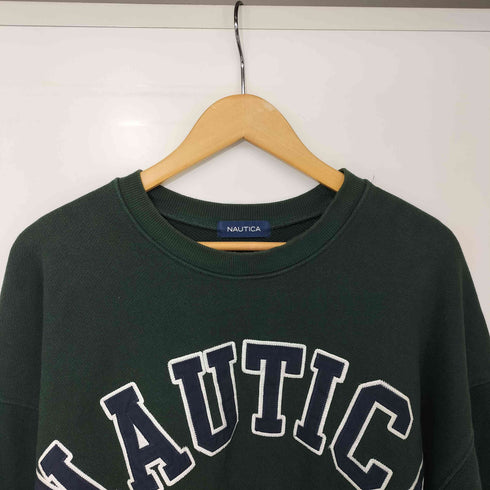 ノーティカ NAUTICA Arch Logo Crewneck Sweatshirt アーチロゴ クルーネック スウェットシャツ メンズ import:XL