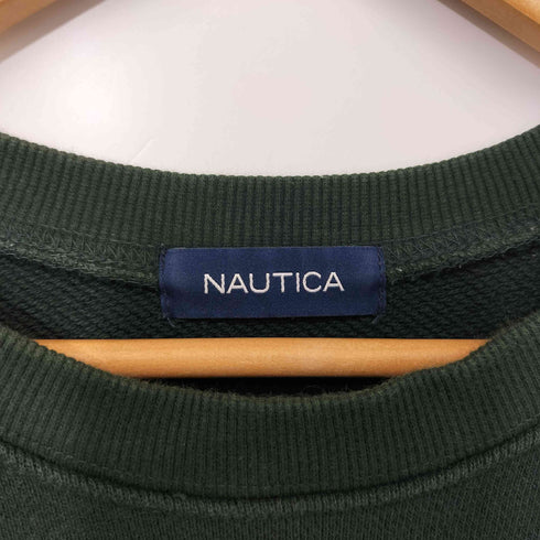 ノーティカ NAUTICA Arch Logo Crewneck Sweatshirt アーチロゴ クルーネック スウェットシャツ メンズ import:XL