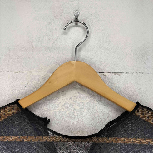 ザラ ZARA ドット柄レース切替ジャンプスーツ レディース M