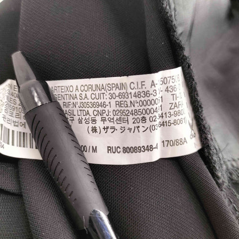 ザラ ZARA ドット柄レース切替ジャンプスーツ レディース M