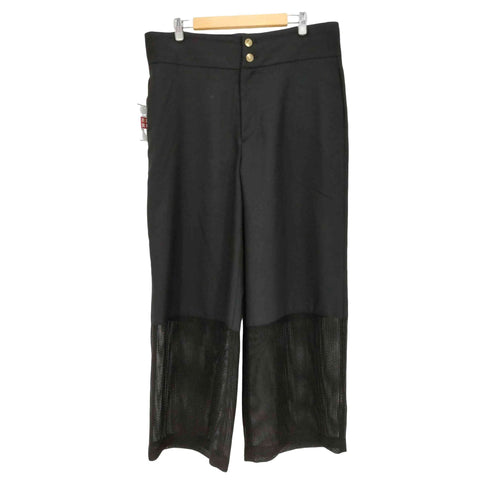 ランディ RANDY lieu別注 メッシュ切替 ワイドスラックス メンズ ONE SIZE