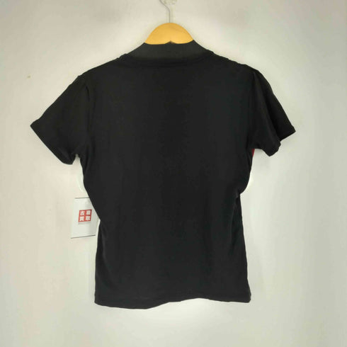 ヨウジヤマモトプリュスノアール YOHJI YAMAMOTO+NOIR フロッキープリント Tシャツ レディース JPN:3