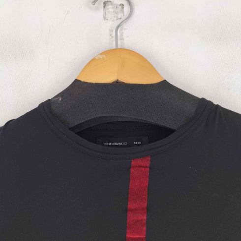 ヨウジヤマモトプリュスノアール YOHJI YAMAMOTO+NOIR フロッキープリント Tシャツ レディース JPN:3