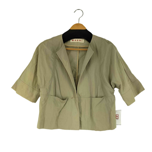 マルニ MARNI ボタンレス S/S ジャケット レディース 38