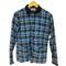ケネスフィールド KENNETH FIELD 日本製 コーデュロイ切替 L/S チェック シャツ メンズ JPN:S