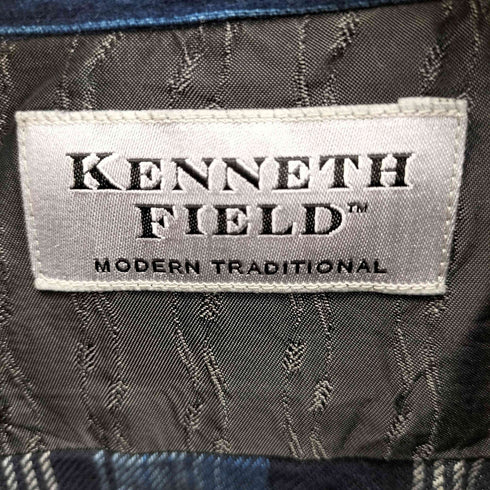 ケネスフィールド KENNETH FIELD 日本製 コーデュロイ切替 L/S チェック シャツ メンズ JPN:S