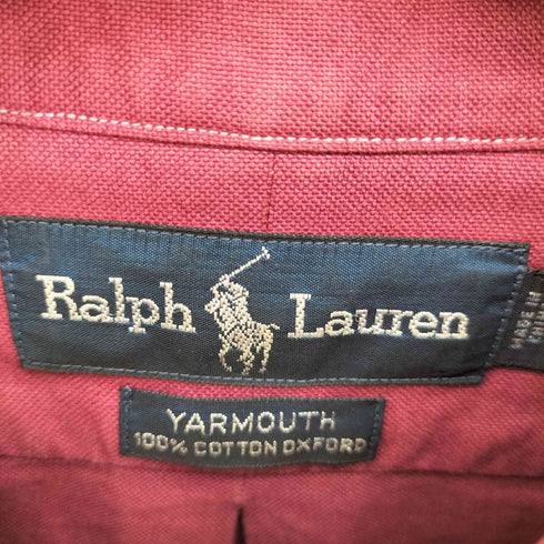 ラルフローレン RALPH LAUREN 90S YARMOUTH ポニー刺繍 L/S BD シャツ メンズ 161/2