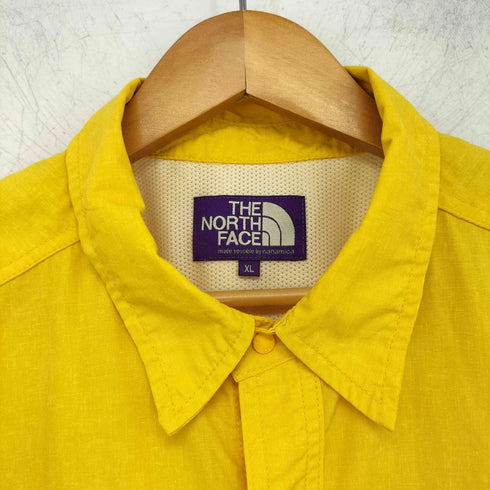 ノースフェイスパープルレーベル THE NORTH FACE PURPLE LABEL Polyester Linen Field H/S Shirt メンズ JPN:XL