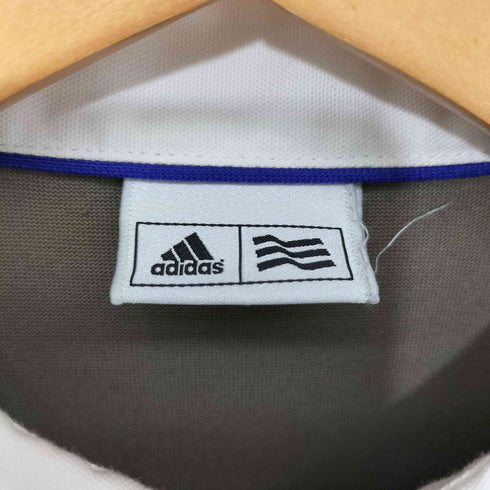 アディダス adidas エンブレム ワッペン バックプリント ポロシャツ メンズ