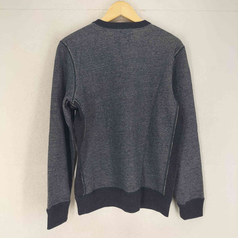 デニムアンドサプライラルフローレン DENIM&SUPPLY RALPH LAUREN 2トーン 前Vガゼット 3段 クルーネックスウェット メンズ JPN:M