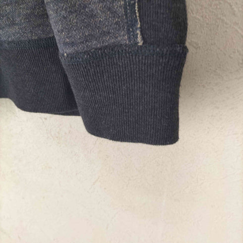 デニムアンドサプライラルフローレン DENIM&SUPPLY RALPH LAUREN 2トーン 前Vガゼット 3段 クルーネックスウェット メンズ JPN:M