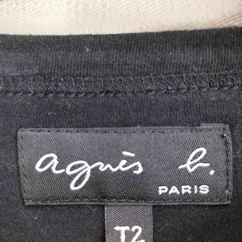 アニエスベー agnes b. フロントプリント S/S Tシャツ レディース T2