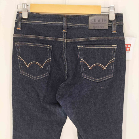 エドウィン EDWIN インターナショナルベーシック 股上深め ゆったりストレートパンツ レディース 30