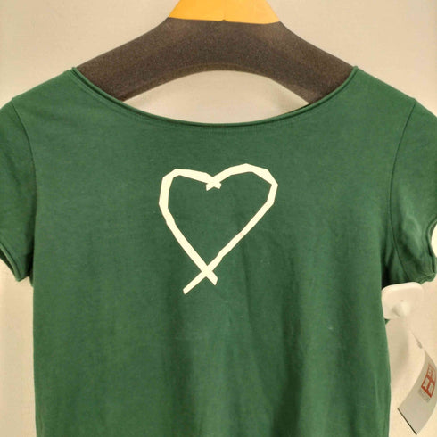 アニエスベー agnes b. フロントプリント S/S ボートネックTシャツ レディース JPN:3