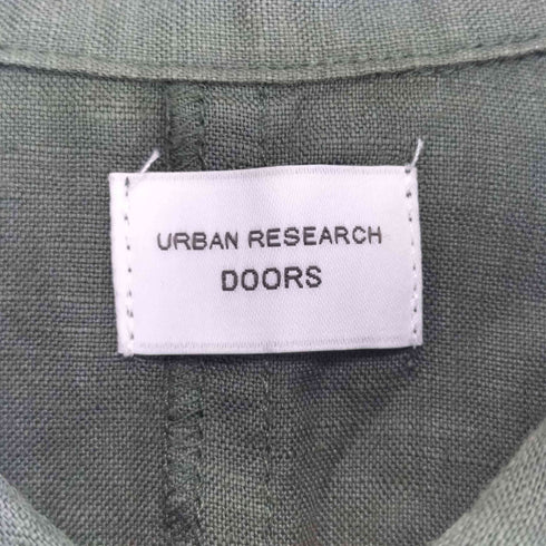 アーバンリサーチドアーズ URBAN RESEARCH DOORS リネン前開きシャツワンピース レディース import:M