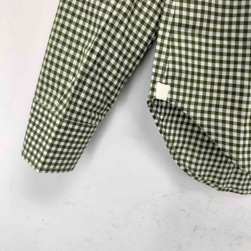 ALESSANDRO GHERARDI ホリゾンタルカラー ギンガムチェックシャツ メンズ