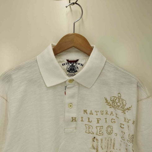 トミーヒルフィガー TOMMY HILFIGER ロゴプリントポロシャツ メンズ JPN:L