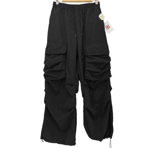 nuoi Chikashitsu+ 裾 ドローコード カーゴパンツ メンズ