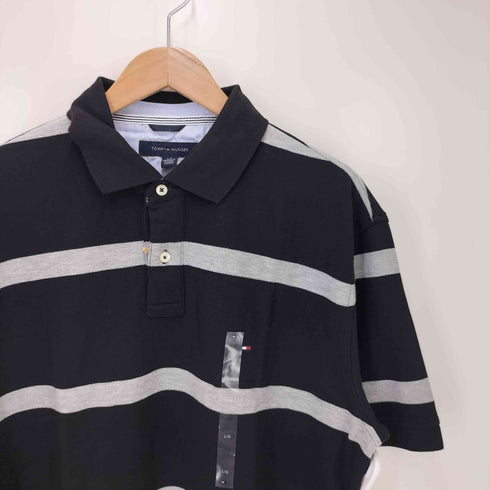 トミーヒルフィガー TOMMY HILFIGER ボーダーポロシャツ メンズ JPN:L