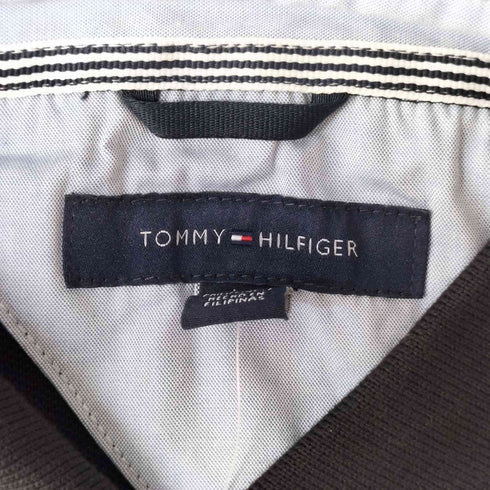 トミーヒルフィガー TOMMY HILFIGER ボーダーポロシャツ メンズ JPN:L