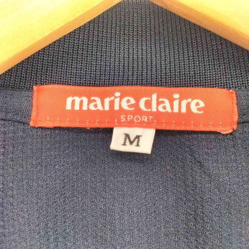 マリクレール marie claire フラワー刺繍ポロ レディース JPN:M