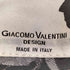 GIACOMO VALENTINI イタリア製 裏地総柄 ロゴプレート ボディバッグ メンズ