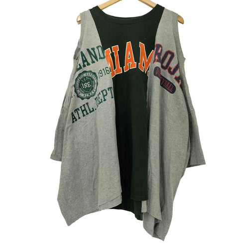カレッジロゴ 解体 再構築 S/S Tシャツ レディース