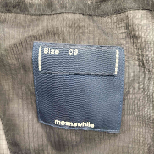 ミーンズワイル meanswhile Rip Stop Mesh Pullover メッシュ プルオーバー ロンT メンズ JPN:3
