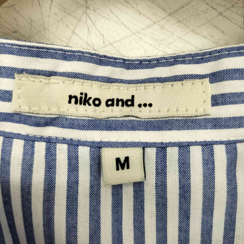 ニコアンド niko and... 25ss ケアイージーコタットチュニックシャツ レディース import:M