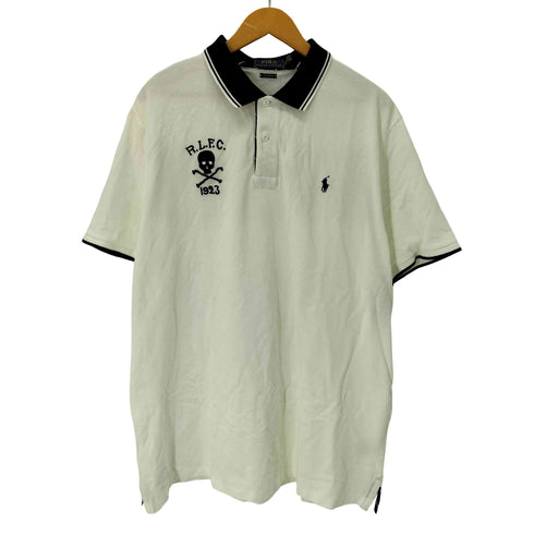 ポロラルフローレン POLO RALPH LAUREN CLASSIC FIT R.L.F.C 1923 スカル刺繍 ポロシャツ メンズ import:XXL