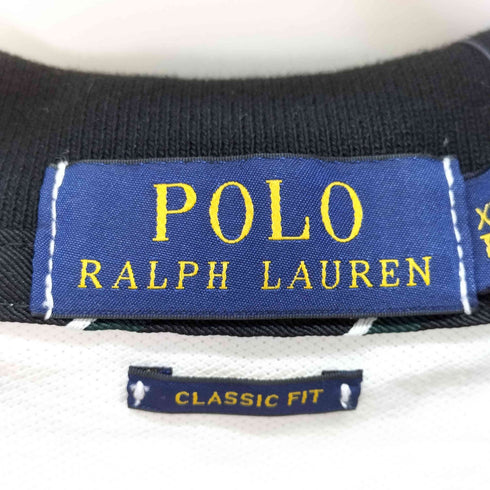 ポロラルフローレン POLO RALPH LAUREN CLASSIC FIT R.L.F.C 1923 スカル刺繍 ポロシャツ メンズ import:XXL