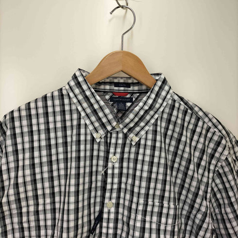 トミーヒルフィガー TOMMY HILFIGER S/Sボタンダウンチェックシャツ メンズ JPN:XL