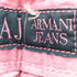 アルマーニジーンズ ARMANI JEANS イタリア製 ボタンフライ カラー デニム ストレート パンツ Y2K メンズ 32